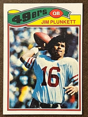 1977 Topps Football - #331 Jim Plunkett 49ers EXMint EXMT (Set Break) - Image 1 of 4