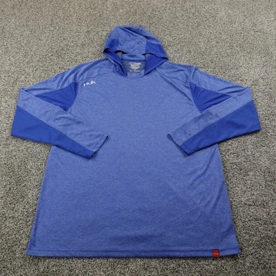 Sudadera con Capucha Huk Para Hombres XL Azul Manga Larga Rendimiento Pesca Rashguard Sudadera UPF Foto 1 de 4
