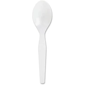 Genuine Joe GJO30402 Heavyweight Disposable Spoons - White  1000 Carton - Picture 1 of 1