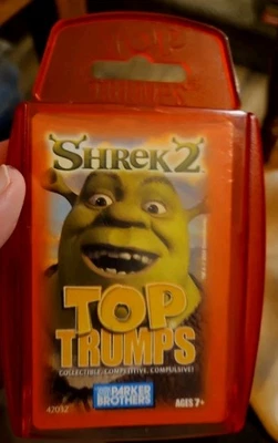 2004 Top Trumps Game Cards Shrek 2 NEW Sealed - Image 1 of 4