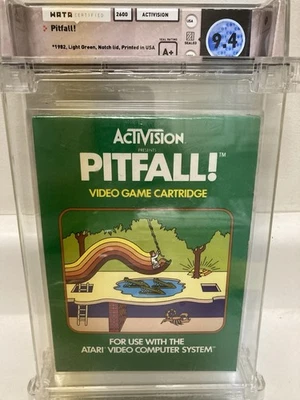 Pitfall Atari 2600 Wata 9.4,High Graded NEW SEALED Green Box Christmas Gift Vga - Image 1 of 4