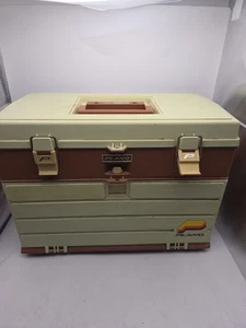 VTG-PLANO 757 FISHING Tackle Box Made In USA⭐️GREAT Condition⭐️READY TO USE - Picture 1 of 11