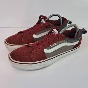 Vans Old Skool Suede Low Top Unisex Skate shoes Burgundy Size UK 7 - Picture 1 of 12