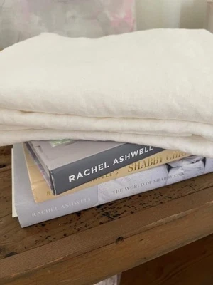 Rachel Ashwell Shabby Chic Couture set of 30" Linen Euro Shams Prairie New  - Image 1 of 4