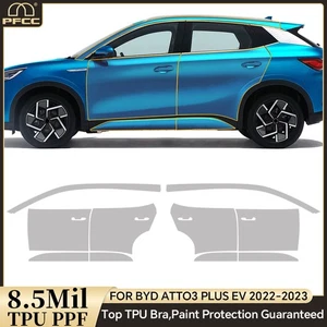 For BYD ATTO3 2022-2023 Door Side Skirt Precut Paint Protection Film Clear PPF - Picture 1 of 20