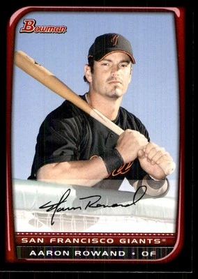 2008 Bowman Aaron Rowand San Francisco Giants #141 - Image 1 of 2