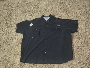 Columbia Hombres Pesca Exterior Omni Tono Ventilado PFG Bahama Camisa Abotonada 6X - Imagen 1 de 8