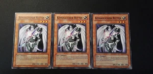 Yu-Gi-Oh! 3x Königlicher Ritter, EOJ-DE017, Common, 2. Auflage, Deutsch, NM-M - Bild 1 von 8