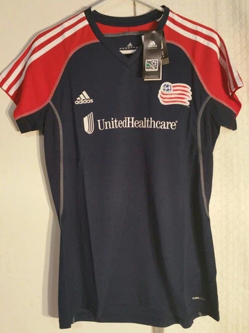Adidas Women's MLS Jersey New England Revolution Navy sz M Cover