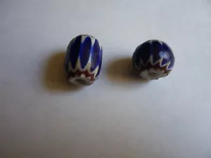 Antique Venetian Chevron African Trade Beads 4 Layer - Picture 1 of 7