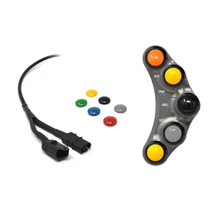 RACING LEFT HANDLEBAR SWITCH TITANIUM JETPRIME BMW S 1000 RR HP4 2009 - 14 - Picture 1 of 6