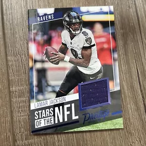 2019 Panini Prestige Lamar Jackson #SS-LJ Ravens Relic Patch - Picture 1 of 2