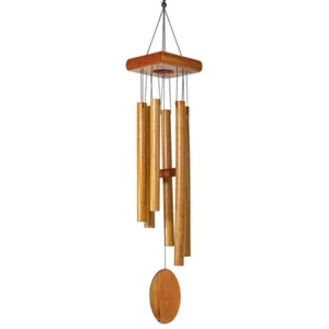 CIM suono Asia bambù gioco del vento 79 cm campane decorazione giardino - Foto 1 di 5