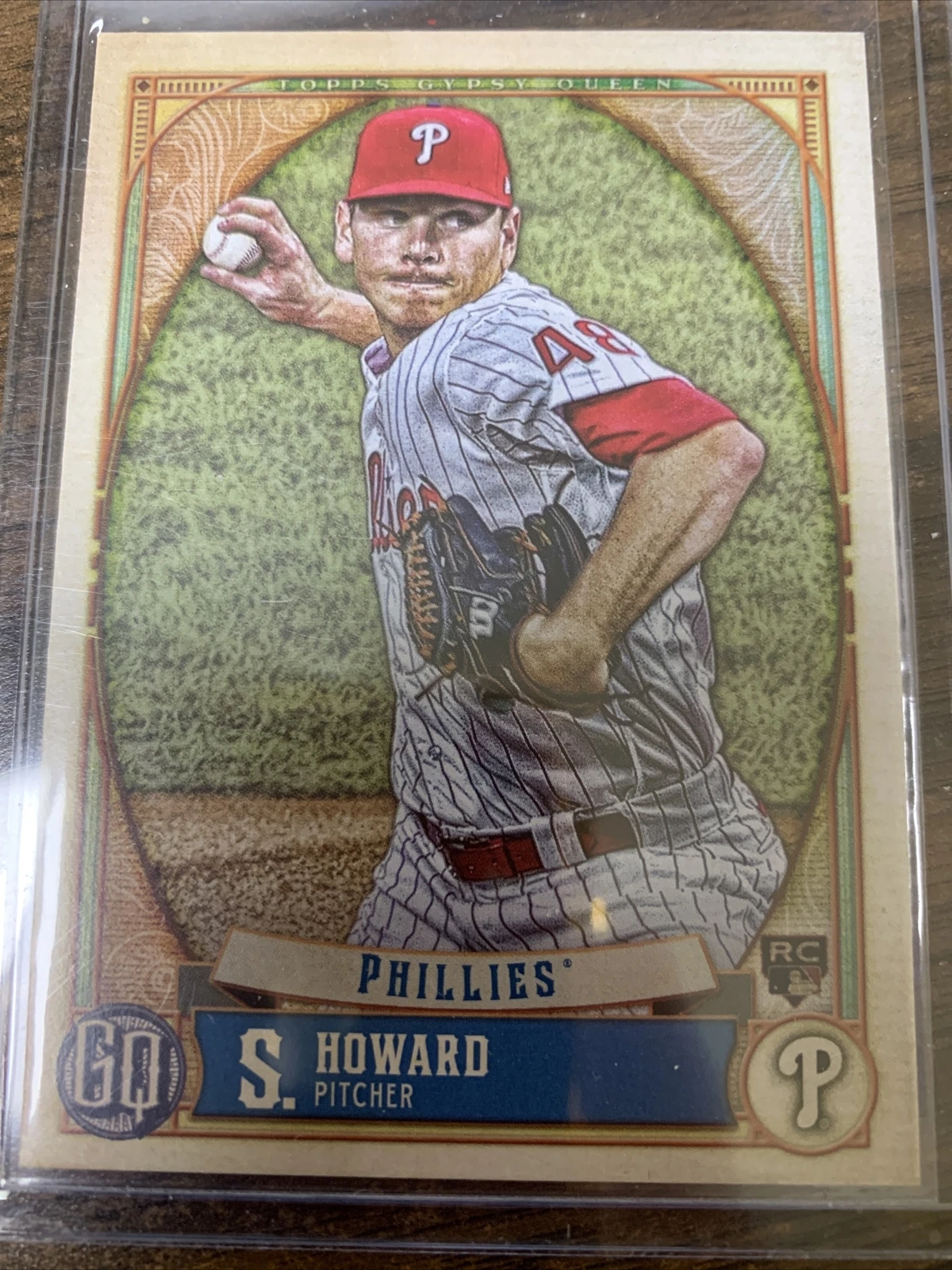 SPENCER HOWARD RC 2021 TOPPS GYPSY QUEEN ROOKIE CARD #231 PHILADELPHIA PHILLIES