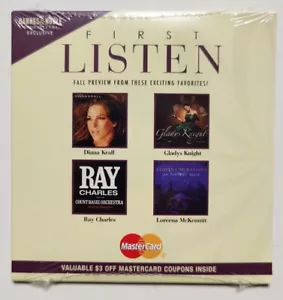 First Listen - Diana Krall, Gladys Knight, Ray Charles, Lorena McKennit - CD NEW - Picture 1 of 3