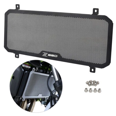 Protector de malla de cubierta de radiador de rejilla de refrigeración por agua de aceite para Kawasaki Z650 2017-2020 Foto 1 de 4
