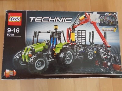 Lego Technic, Traktor mit Forstkran, Nr. 8049 , von 2010, mit OVP +Original-BA - Bild 1 von 4