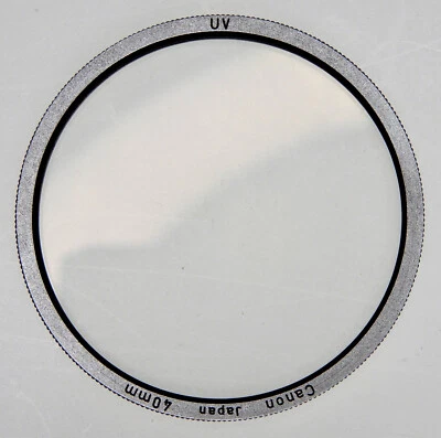 Canon Rangefinder RF 40mm UV Filter #18 - Image 1 of 4