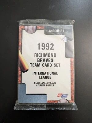 1992 Fleer/ProCards Richmond Braves Minor League Team Set - AAA Atlanta Braves - Image 1 of 2