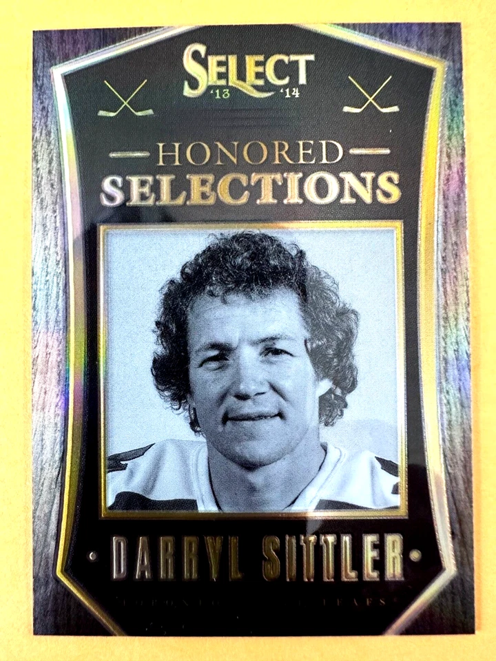 Darryl Sittler 2013-14 Panini Select Honored Selections #HS-19 #'d 2/25 - Image 1 of 2