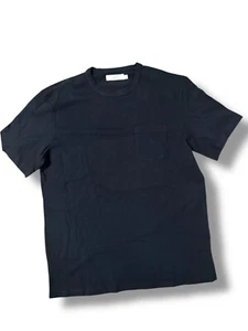 American Eagle AE77 T-shirt uomo manica corta con tasca 100% cotone blu navy - Foto 1 di 3