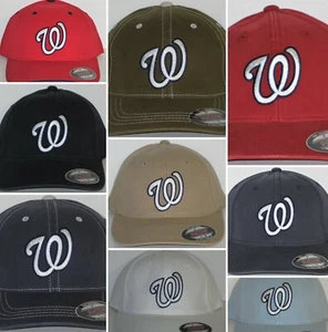 Washington Nationals "FLEX FIT" CAP ⚾️CLASSIC MLB PATCH/LOGO ⚾3 Sizes ⚾️Hot ⚾New - Picture 1 of 9