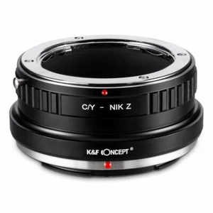 K&F Concept  C/Y-Nikon Z Lens Adapter Ring for Contax/Yashica CY Lens to Nikon Z - Foto 1 di 5
