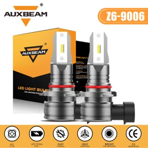 AUXBEAM LED Headlight HB4 9006 6000K White Low Beam Bulb Super Bright vs Halogen - Bild 1 von 12