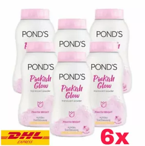 6x Pond's Pinkish Glow Angel Face Translucent Powder Gluta White &UV protect 50g - Picture 1 of 3