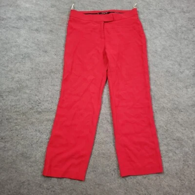 Pantalones Rachel Roy Mujer 28 Rojo Vestido Recto Pantalones Cortos Frente Plano 28x26 Foto 1 de 4