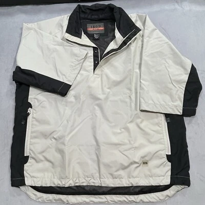Izod XFG Golf Windbreaker Men’s L 1/4 Snap Pullover Mesh Lining Short Sleeve - Image 1 of 4