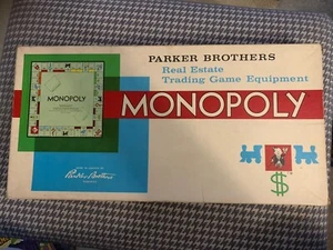 Parker Brothers Monopoly Canadian Version 1961 Complete Good Condition - Picture 1 of 3