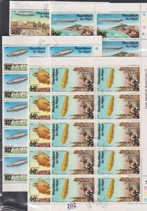 LY 20X NIGER - CTO - ZPPELIN - FOLDED SHEETS - Picture 1 of 1