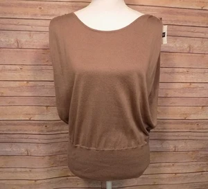 GAP Women's The Two Way Sweater Size L Sleeveless Brown NEW - Picture 1 of 6