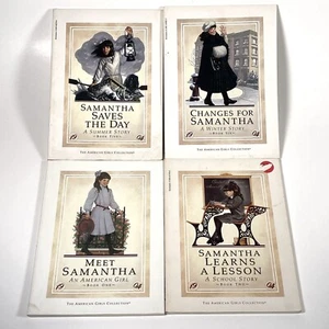American Girl Collection Meet Samantha Paperback Books 1, 2 & 5,6 Set Lot GOOD - Picture 1 of 13
