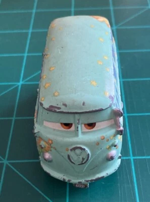 Disney Pixar Cars VW Volkswagen Bus Fillmore Diecast - Image 1 of 4