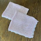 Twin Set Handmade Baby Girl’s Pink Sparkly Baby Blanket