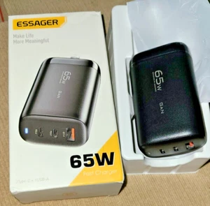 Essager 65watt GAN charger, USA Stock, High Quality 65W, USA Stock, Fast Shippin - Picture 1 of 4