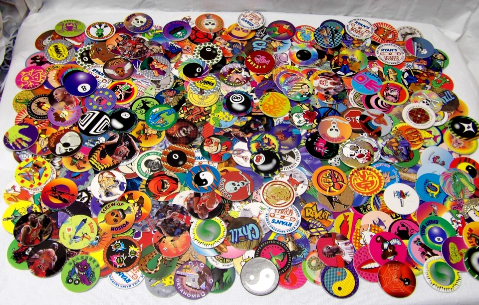346 Loose Pogs Lot• Nice Variety• Some Duplicates• Great Condition• See Pics!• - Image 1 of 4
