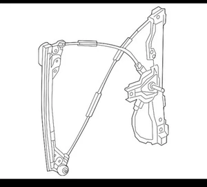 Genuine GM Front Driver Side Door Window Regulator 84652631 - Picture 1 of 5