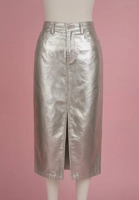Levi Metallic Skirt Size 12/14 Brand New With Tags - Image 1 of 3