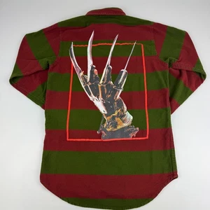 Camisa de franela Freddy Krueger Pesadilla en Elm Street para hombre talla S *Leer - Imagen 1 de 11
