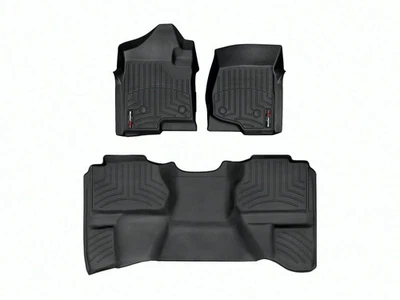 Forro de piso WeatherTech para Chevrolet Silverado 1500 2008-2013 - negro Foto 1 de 4