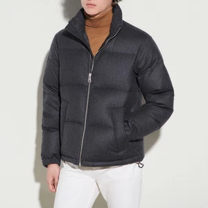 Sandro Paris Men's Blazer Jacket Size L Puffer Jacket 100% Wool SHPMA00184 - Picture 1 of 12