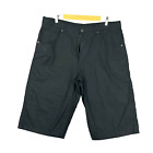 Colorado Shorts Mens Size 38 Black Regular Fit Zip Fly Pockets Y2K Knee-Length