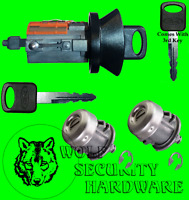 GMC Sierra Pickup GMT800 99-00 Ignition Key Switch Lock Cylinder & Door Lock Set