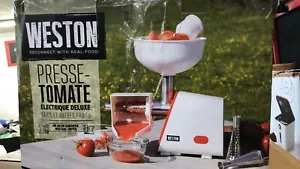 Weston Deluxe Electric Tomato Strainer And Other Fruits - Picture 1 of 12