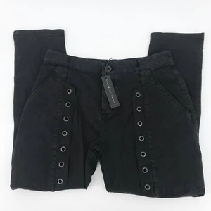 New THEYSKENS' THEORY Black Powa Jeans Crop Skinny Pants $250 Sizes 25 & 26 - Picture 1 of 11
