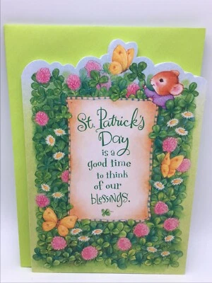 5 Hallmark Happy St. Patrick’s Day Cards FOR ANYONE Someone Special 4.75x7 Card - Image 1 of 2