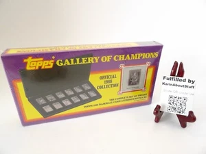 Topps Gallery Of Champions 1988 JUEGO COMPLETO 12 réplicas de aluminio sellado de fábrica - Imagen 1 de 4